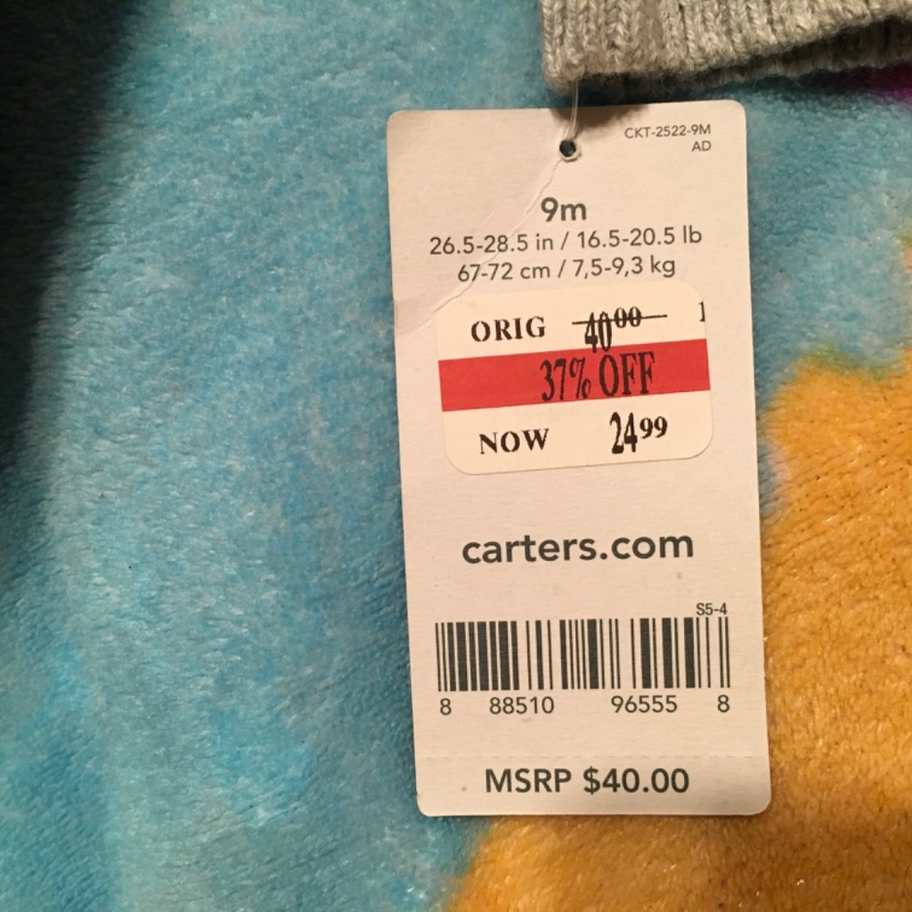 Carter’s baby girl dress&bloomer size 9 months. - Picture 8 of 8